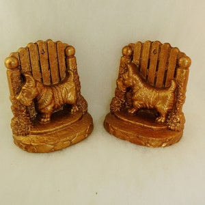 Scottie Dog Book Ends - Scotty Dog - Highland Terrier