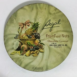 Candy Tin - Gift Tin - Decorative Tin - Vintage