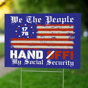 1776 American Flag Yard Sign: Patriotic Political Protest Lawn Decor