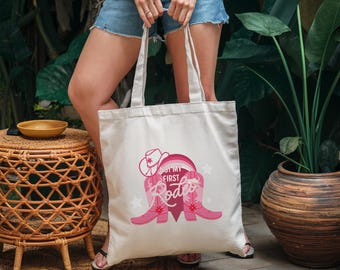 My Last Rodeo Bachelorette Party Tote Bag: Nashville Cowgirl Favor