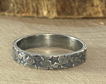 Star Stacking Ring in Sterling Silver Celestial Jewelry