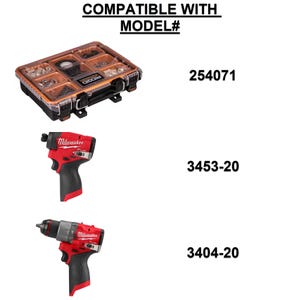 Ridgid Pro Gear 2.0 Insert for the Milwaukee M12 Impact Driver/Drill (3453-20 & 3404-20).**INSERT ONLY** image 2