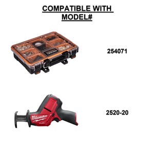 Ridgid Pro Gear 2.0 Insert for the Milwaukee M12 Hackzall (2520-20).**INSERT ONLY** image 2