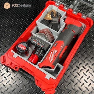 Milwaukee Packout Insert for M12 Oscillating Multi-Tool (Model# 2526-20). *INSERT ONLY*