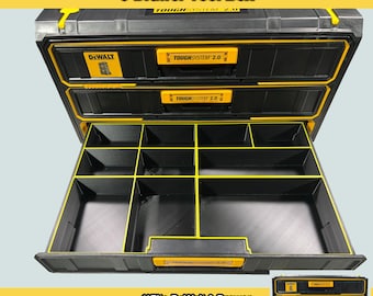 DeWalt Tough System 2.0  3-Drawer - Organizer Bins - Set of 4 (Fits 1 drawer)