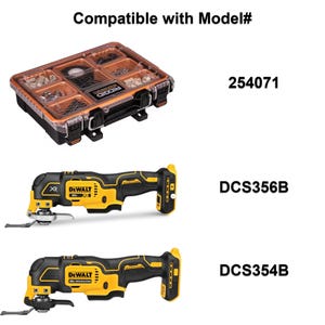 Ridgid Pro Gear 2.0 Insert for the Dewalt Multi-Tool (Model# DCS354B & DCS356B).**INSERT ONLY** image 2