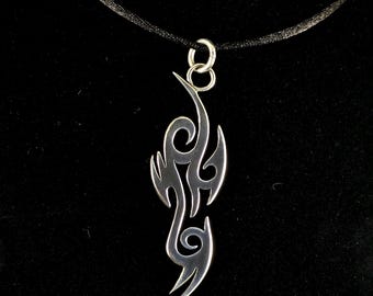 Like a Dragon Tribal Pendant in Sterling Silver