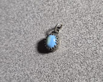 Golden Hills Turquoise Charm in Sterling Silver