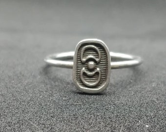 Mirror Moons Stacking Ring in Sterling Silver, Made to Order