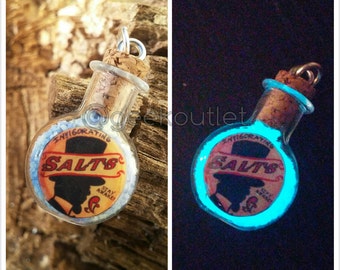 BioShock Invigorating Salts Necklace, Glows in the Dark