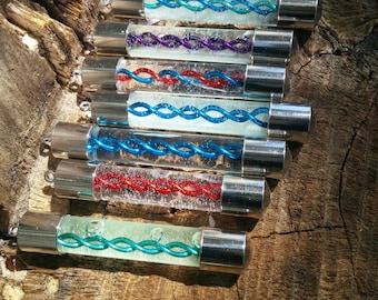 SECONDS SALE Zombie Virus Capsule Cosplay Necklace, Glow in the Dark or Non-Glow Available, See Description