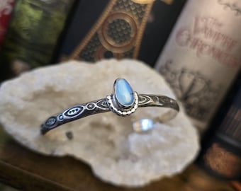 Genuine Golden Hills Turquoise Heavy Cuff Bracelet in Sterling Silver