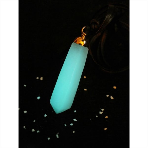 Glow In The Dark Atlantis Cosplay Crystal Pendant