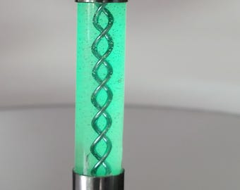 Glow in the Dark Friendship Necklace Set: Zombie Virus & G-Vaccine Capsule Pendants