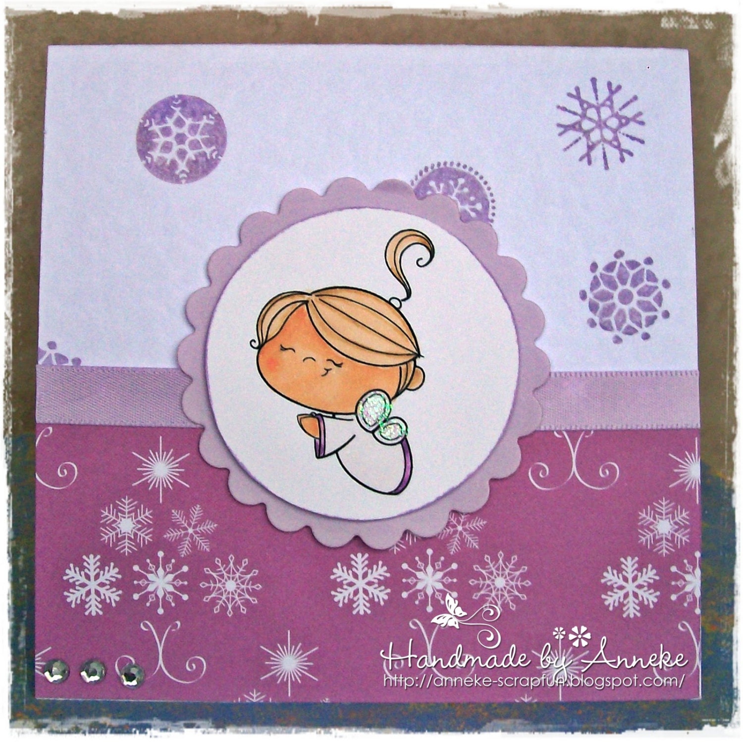 Little Angel Stamp for Card Making Paper Crafts Etsy