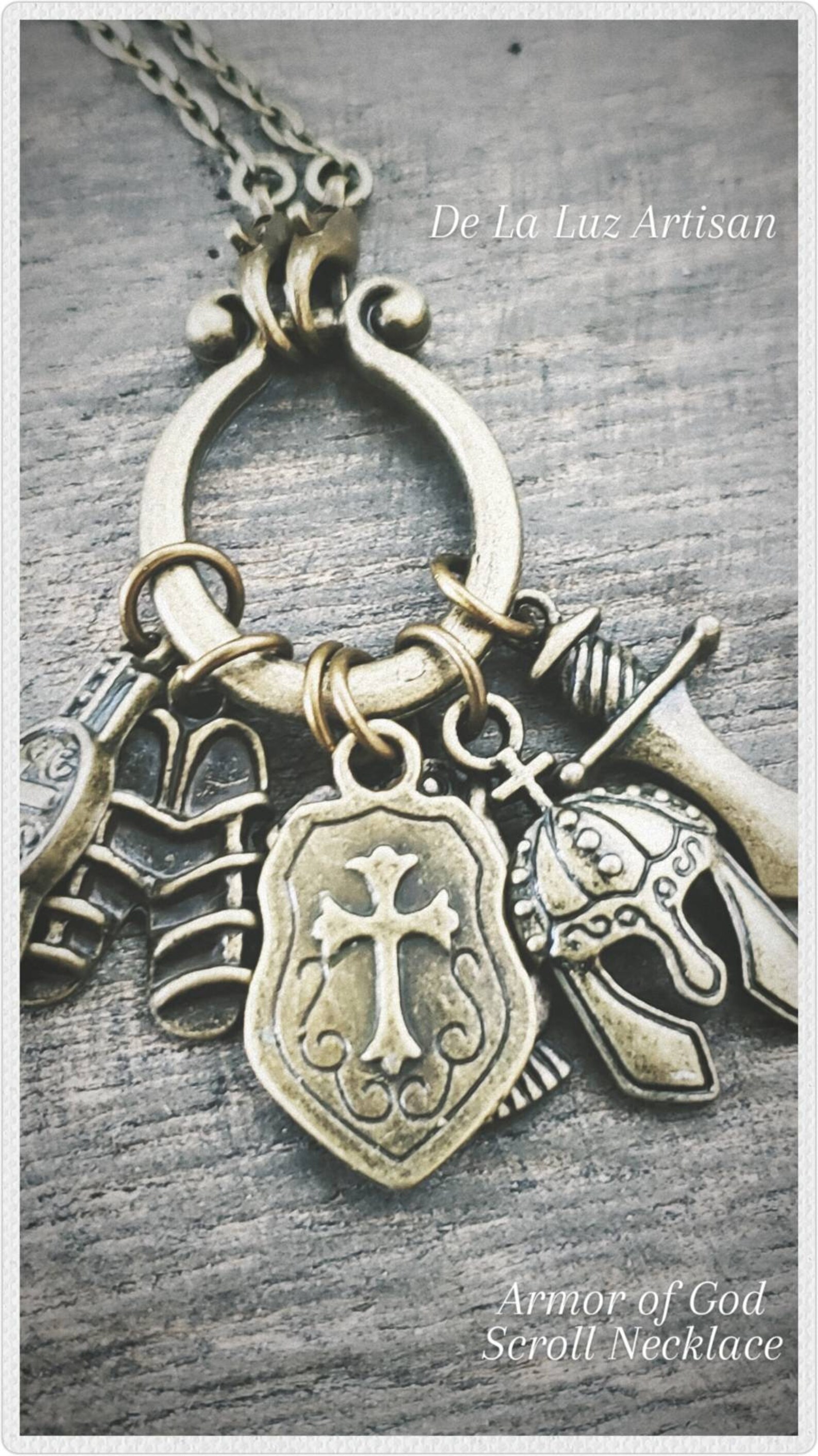 Chosen, Child of God Heart Necklace, Ephesians 1:4-5