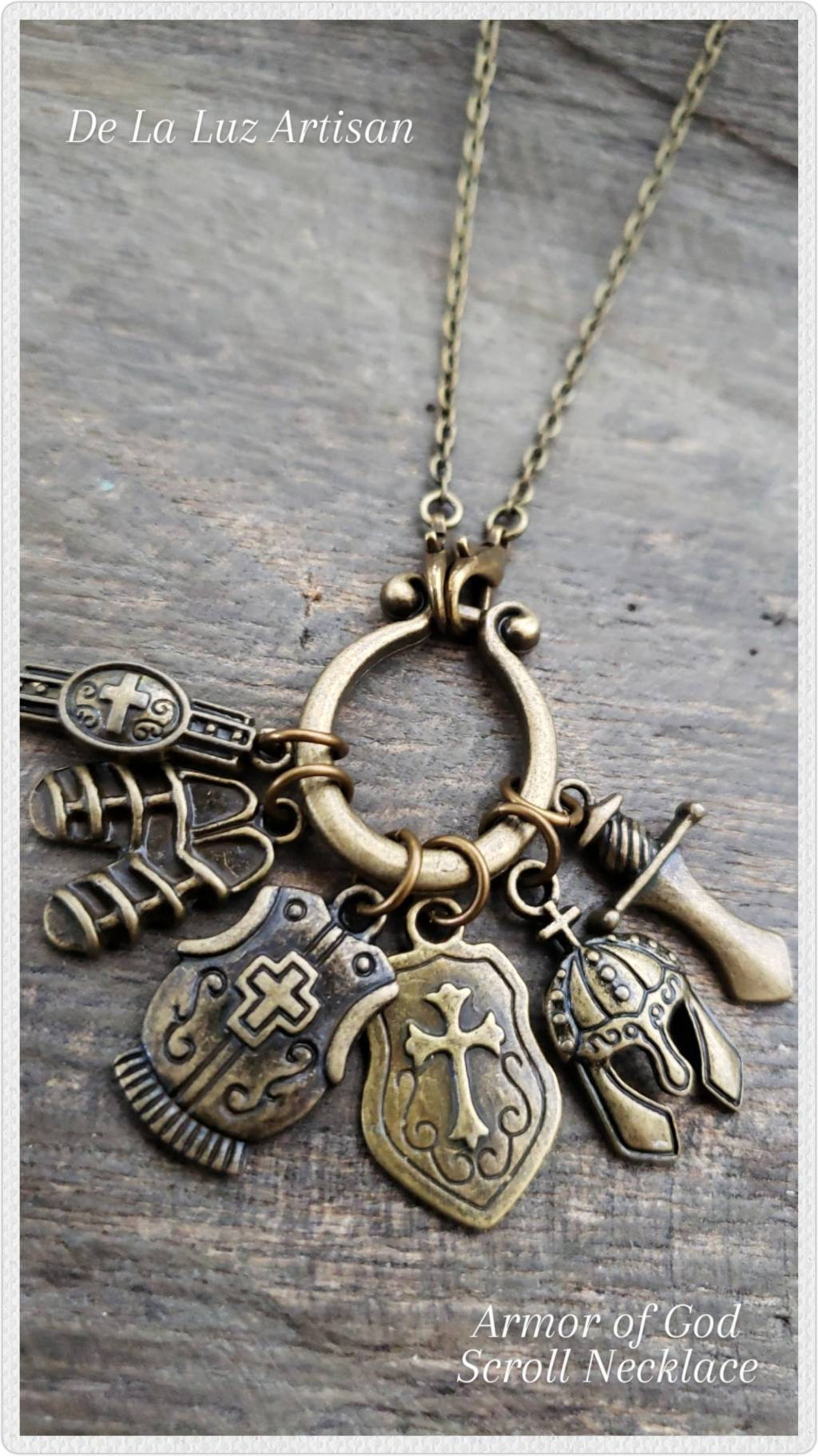 Chosen, Child of God Heart Necklace, Ephesians 1:4-5 main image 1