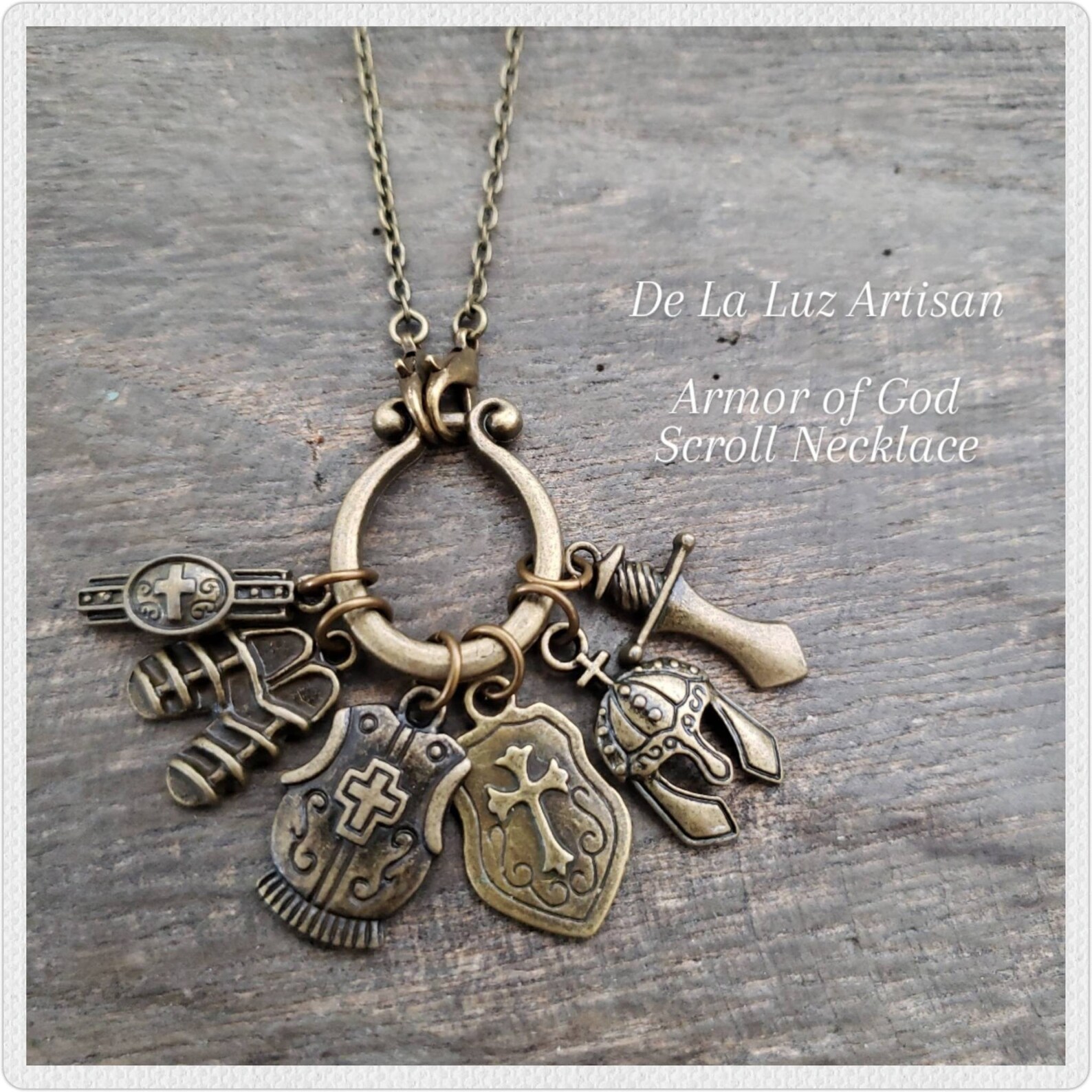 Chosen, Child of God Heart Necklace, Ephesians 1:4-5 main image 0
