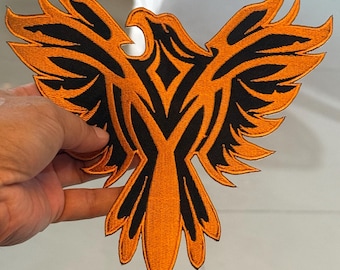 Phoenix Sacred Immortal Eternal God of Fire Symbol Embroidery iron-on Sew-on patches