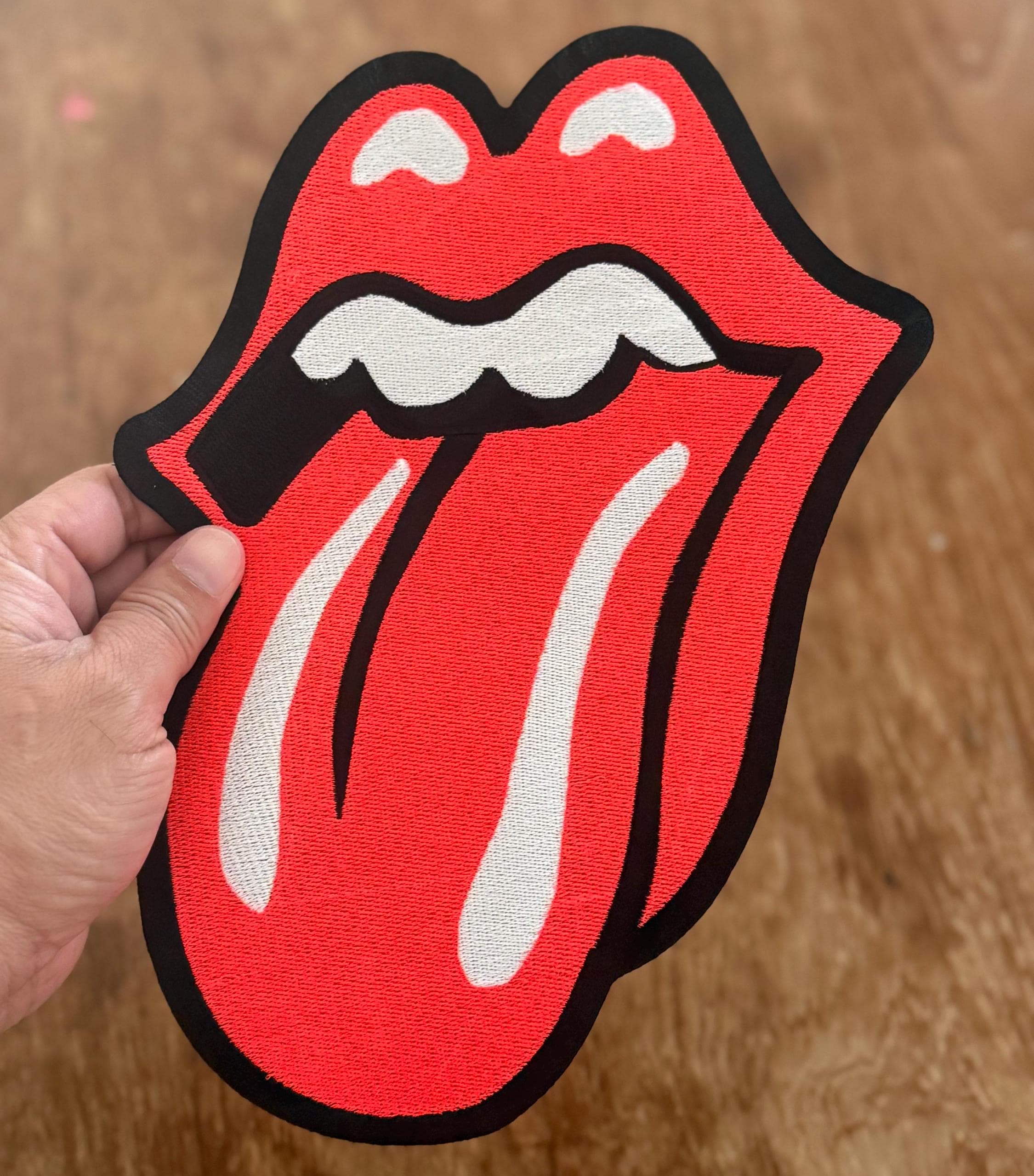 Rolling Stones Tongue Patch - Etsy