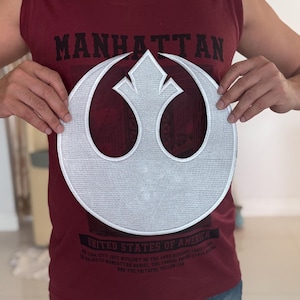 Large size Squadron Jedi Rebel Alliance Star wars Symbol Embroidery iron-on Sew-on patches