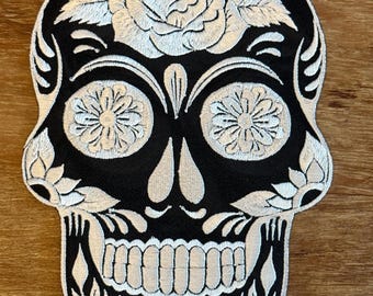 Skull Art Grim Reaper Satan Devil Dead Dark night Symbol Embroidery iron-on Sew-on patches