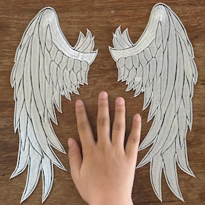 Daryl Dixon Wings Angel Walking Death Symbol Embroidery iron-on Sew-on patches