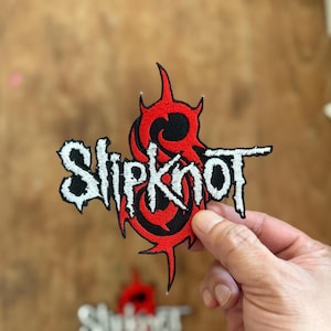 2Pcs. Slipknot Heavy metal Band Music Logo Symbol Embroidery iron-on Sew-on patches