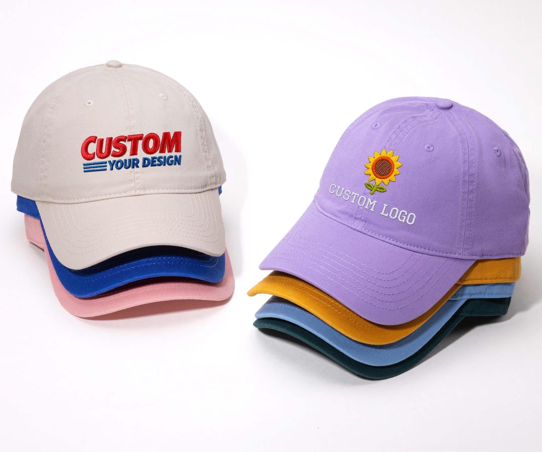 Personalized Cap,with Your Own Logo,custom Embroidered Baseball Hat ...
