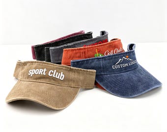 Personalized visors, your name, text, tennis caps, golf caps, sports caps, beach caps, women's sun hats, Father's Day gifts, unisex hats