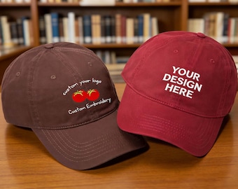 Personalized text hats, custom logo embroidered hats, Father's Day gifts,bridesmaids,Party Hat,3D text,unisex baseball hats,Perfect Gift