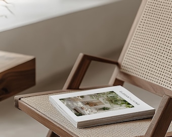 Minimal Softcover Book Mockup: Lifestyle branding magazine PSD Template