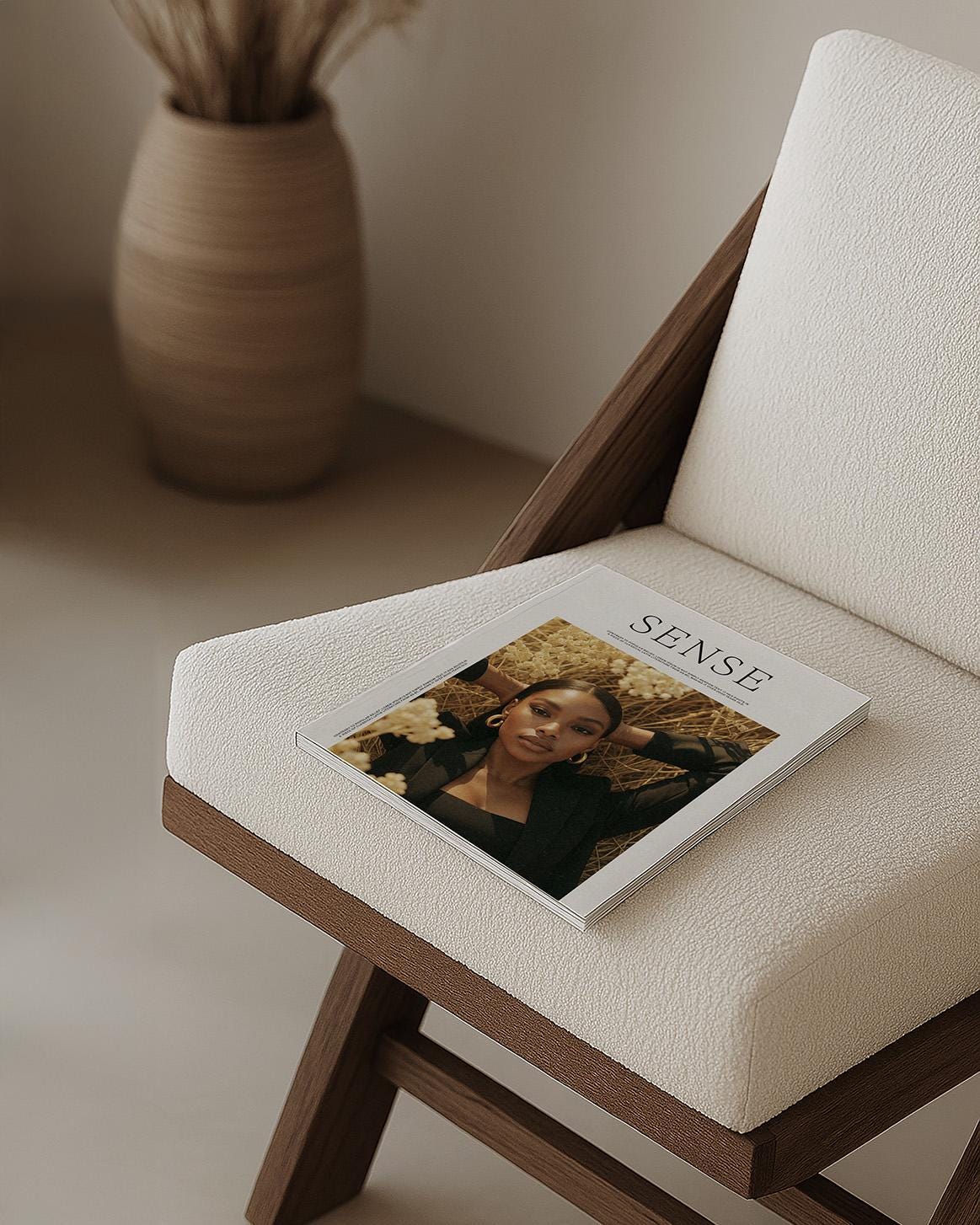 Tijdschriftmodel | Boekmodel | Catalogusmodel | Papieren mock-up | Modern model | Minimaal model|Mockup voor lifestyle-branding |Softcovermodel
