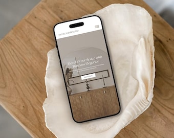 Modern and minimal iPhone Mockup: Web & mobile Design (PSD)