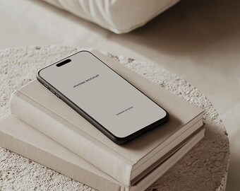 Mockup del dispositivo iPhone: Web e design del telefono cellulare (PSD)