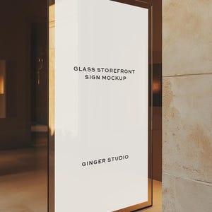 Glass sign mockup | Front door sign mockup | Shopfront mockup | Advertisement mockup | Shop Storefront Mockup | Modern Glass Mockup | add mockup | ads mockup | marketing mockup