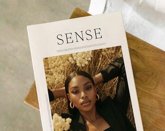 Minimal Softcover Magazine Mockup: Lifestyle-catalogus Branding PSD-mockup