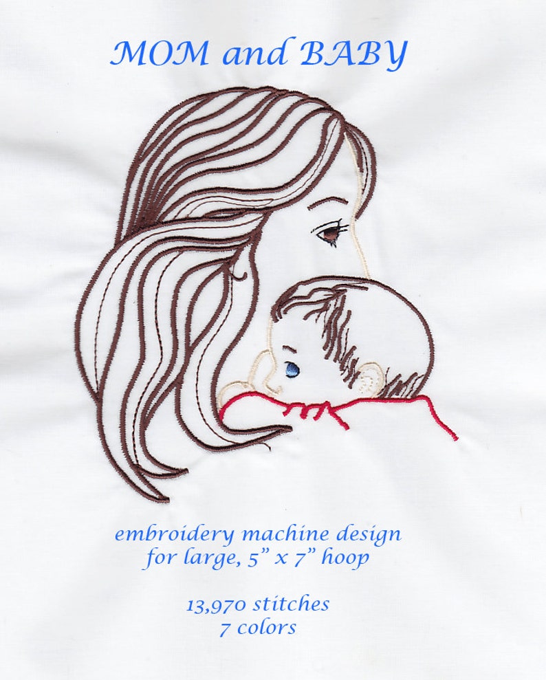 Mom and baby sampler machine embroidery design files 2 sizes  etsy Mom and baby sampler machine embroidery design files 2 sizes  etsy