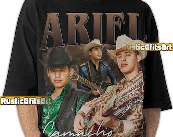 ARIEL CAMACHO SHIRT, Ariel Camacho Custom T-Shirt, José Ariel Camacho Barraza Vintage Bootleg Tee, Ariel Camacho Fans Gift
