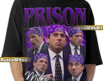 PRISON MIKE THE Office Shirt, Prison Mike Custom T-Shirt, The Office Vintage Bootleg Tee, Michael Scott Fans Gift