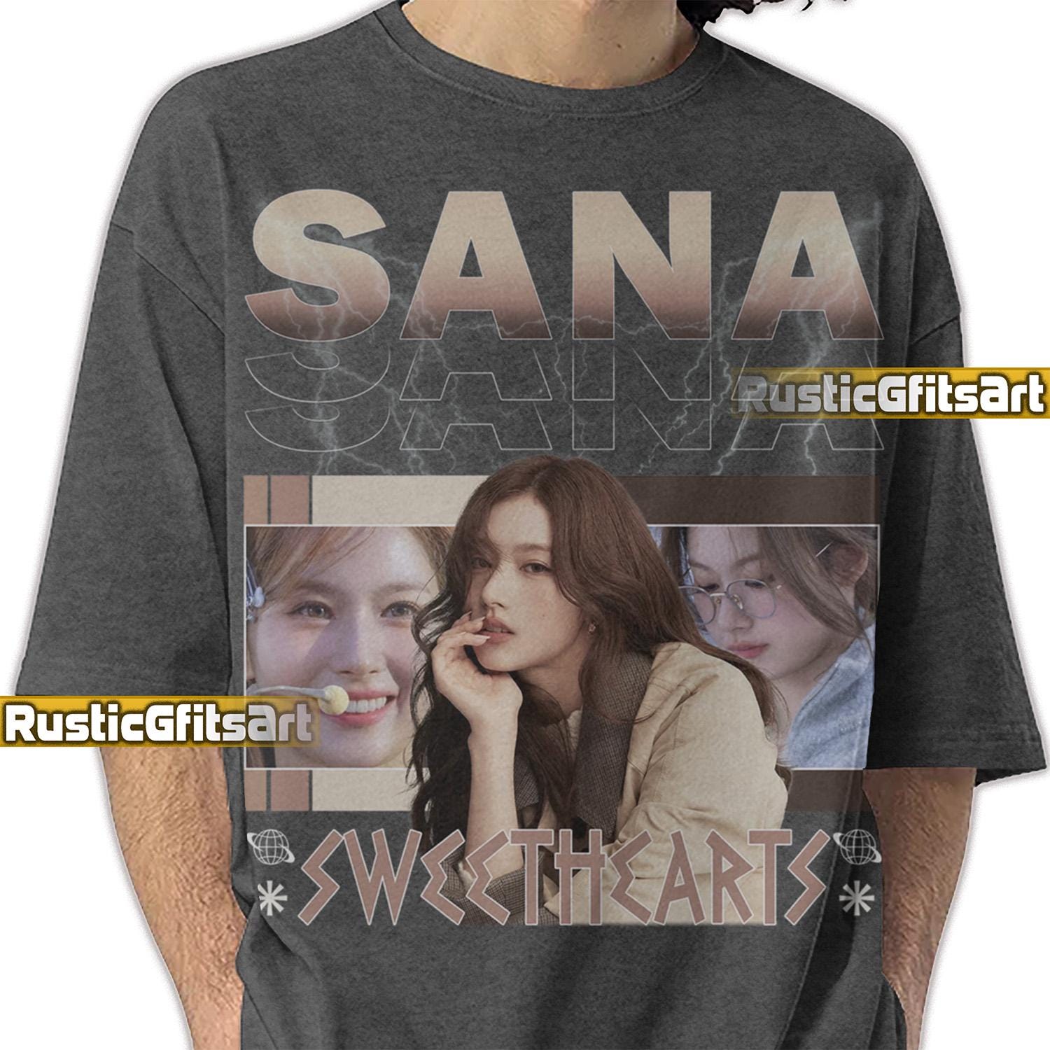 SANA TWICE SHIRT, Sana Custom T-shirt, Sana Minatozaki Vintage
