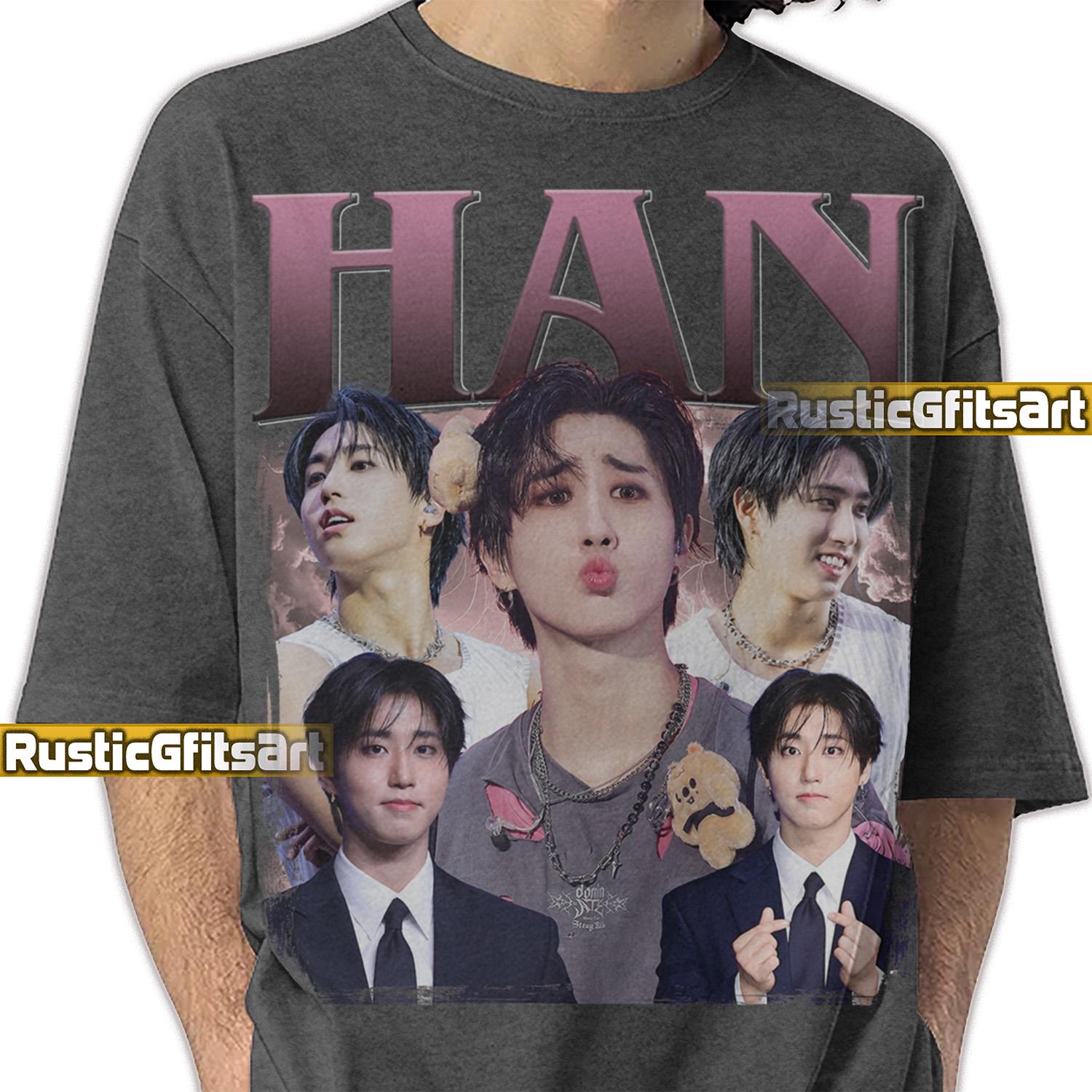 HAN STRAY KIDS Shirt, Han Stray Kids Custom T-shirt, Han Ji Sung