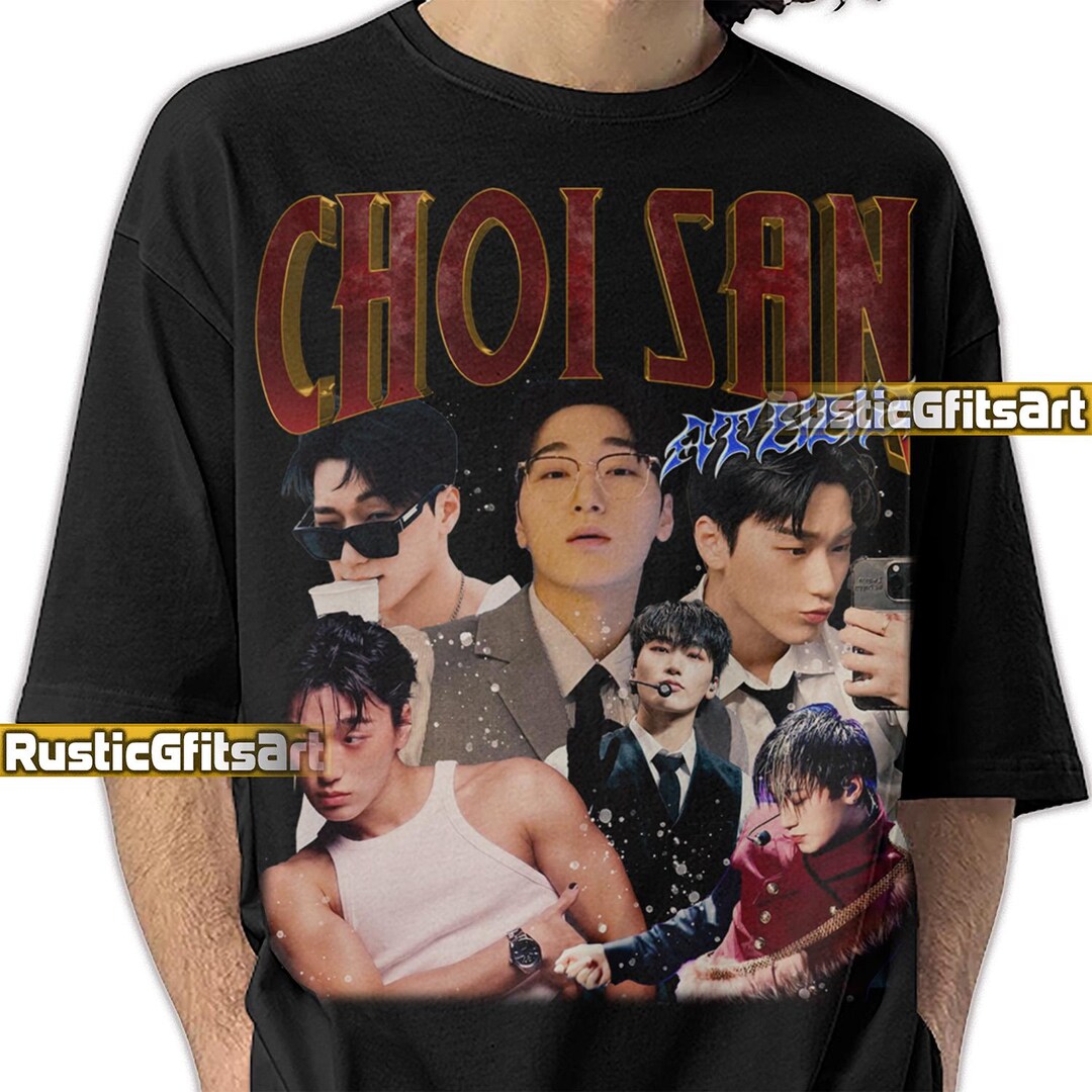 CHOI SAN ATEEZ K-pop Shirt, San Ateez Kpop Concert T-shirt, Ateez ...