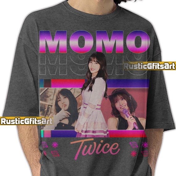 MOMO TWICE KPOP Shirt, Momo Custom T-shirt, Momo Hirai Vintage