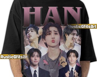 HAN STRAY KIDS Shirt, Han Stray Kids Custom T-shirt, Han Ji Sung