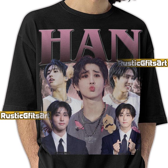 HAN STRAY KIDS Shirt, Han Stray Kids Custom T-shirt, Han Ji Sung