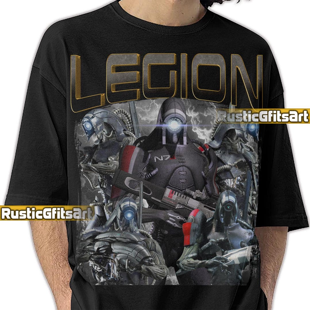 LEGION MASS EFFECT Shirt, Legion Custom T-shirt, Mass Effect Trilogy ...