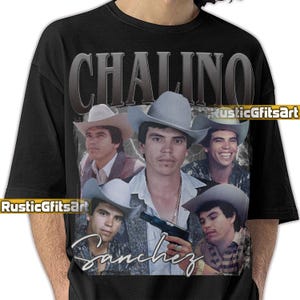 CHALINO SANCHEZ SHIRT, Chalino Sanchez Custom T-Shirt, Rosalino Sánchez Félix Vintage Bootleg Tee, Chalino Sanzhez Corridos Fans Gift