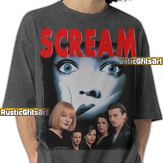 SCREAM MOVIE SHIRT, Scream Halloween Vintage Merch, Scream Horror