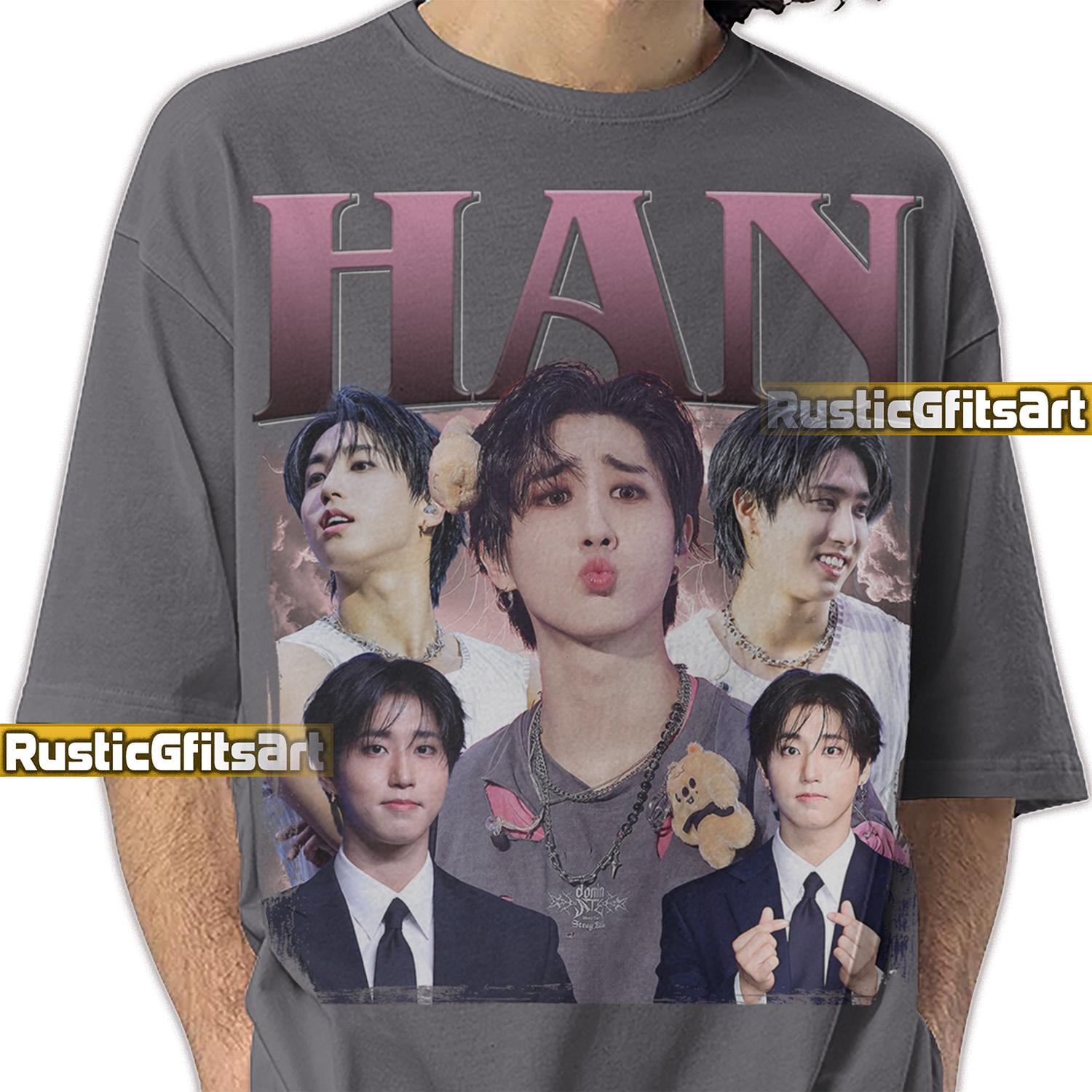 HAN STRAY KIDS Shirt, Han Stray Kids Custom T-shirt, Han Ji Sung